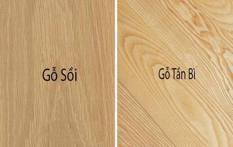 So sánh vân gỗ sồi và tần bì 
