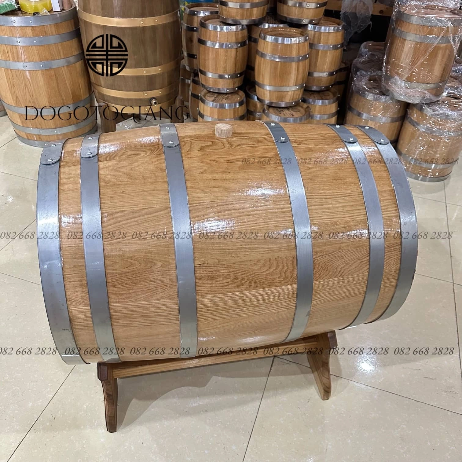 Thân thùng gỗ sồi 200 lít 