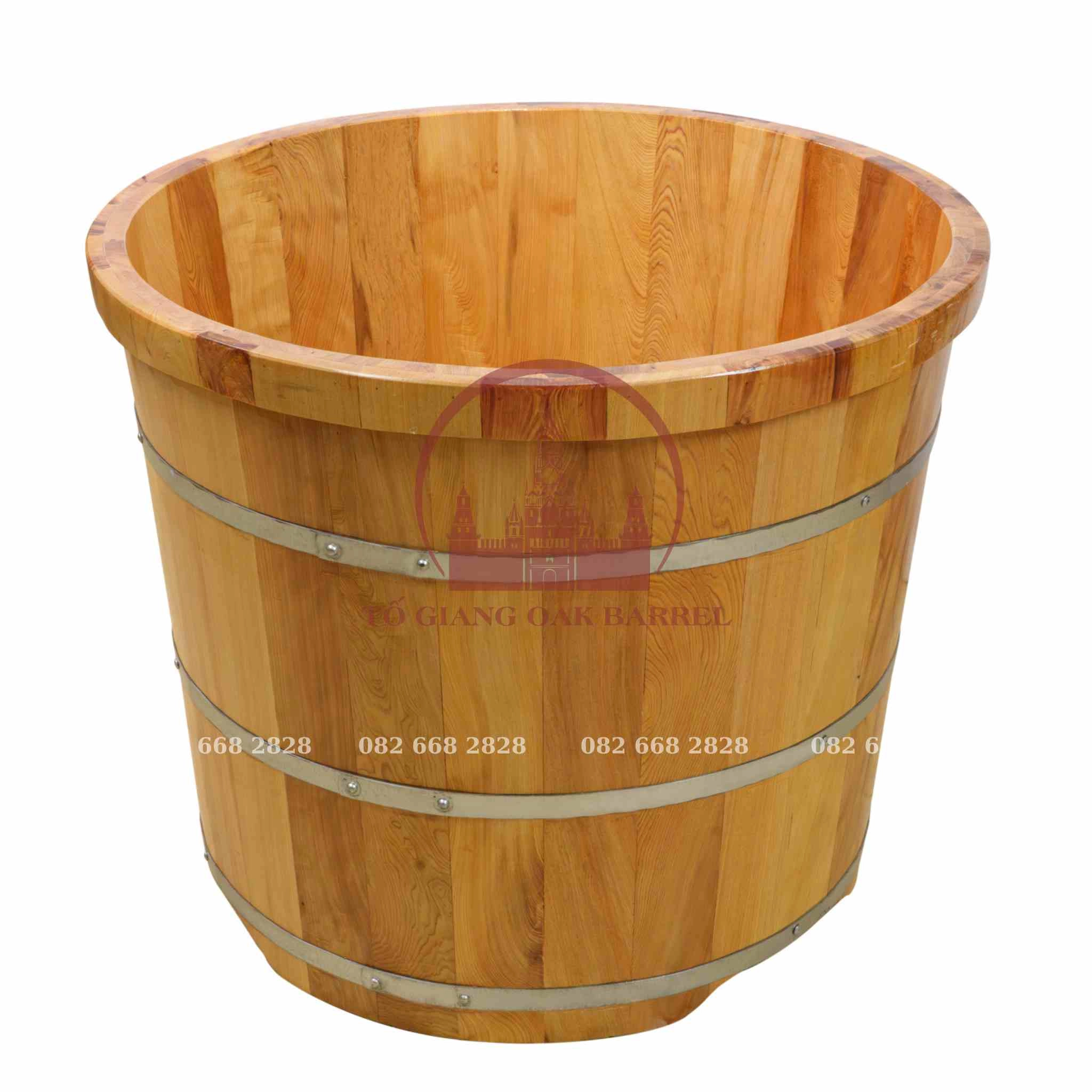 bồn tắm gỗ pơ mu cao cấp