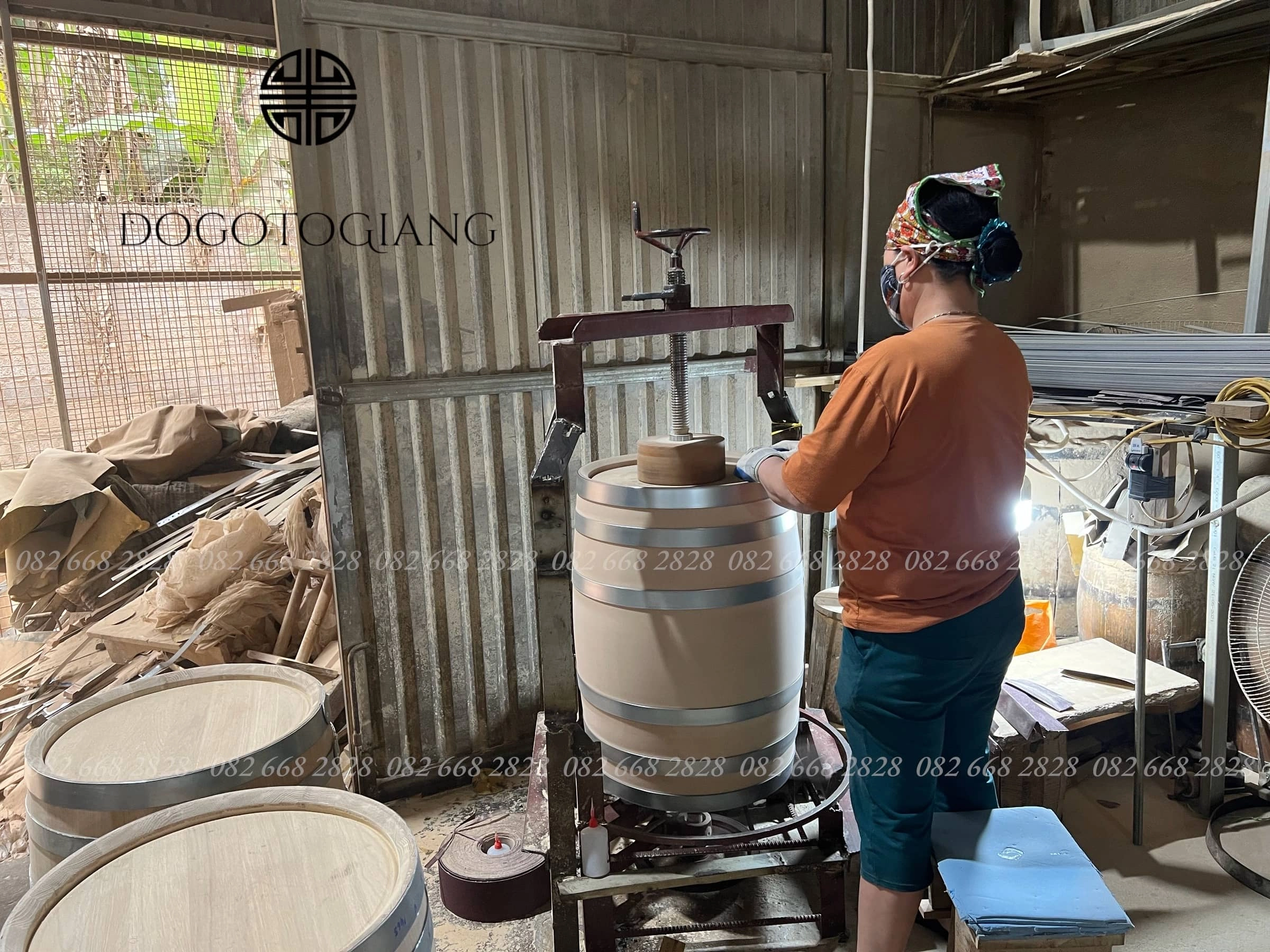 Quy trình sản xuất thùng gỗ sồi