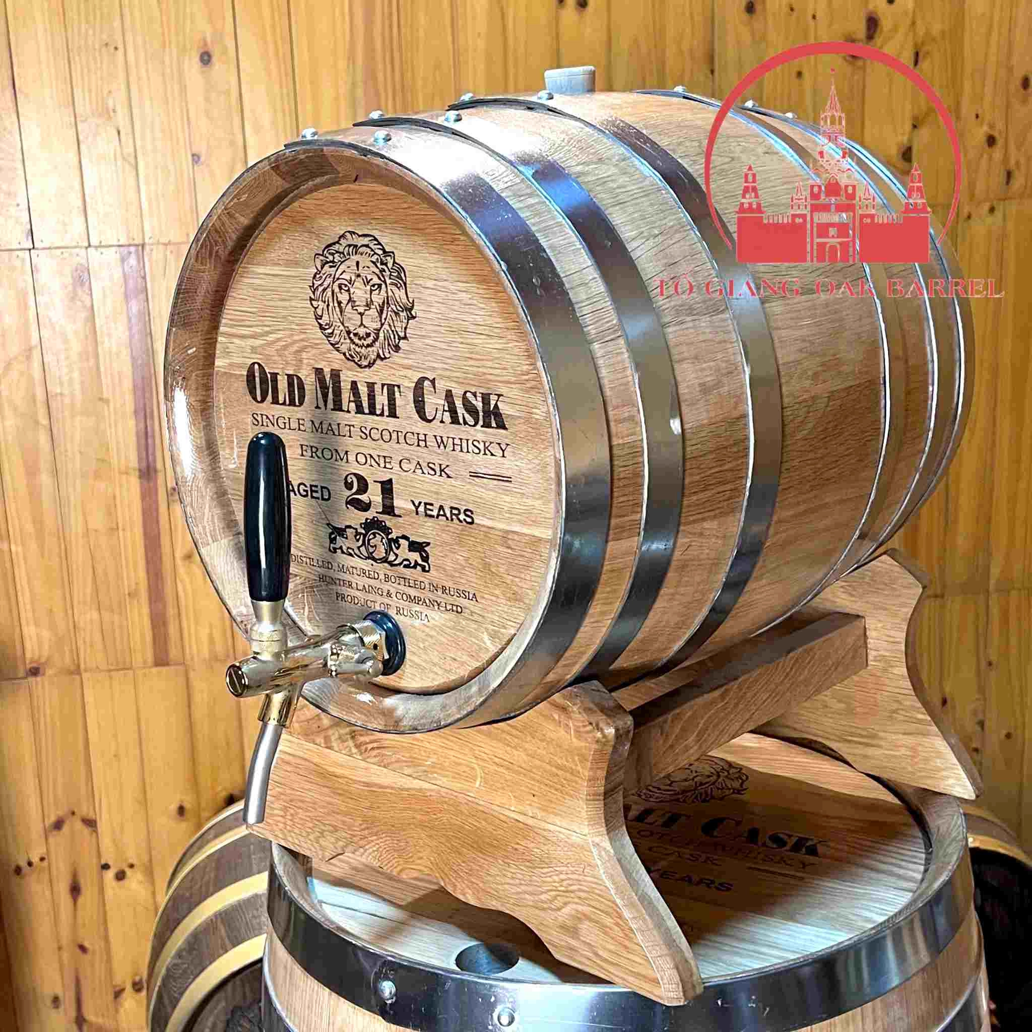 thùng gỗ sồi 30 lít
