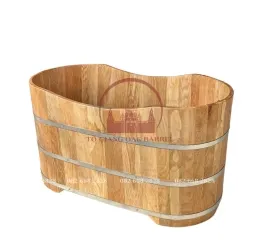 Bồn tắm gỗ sồi
