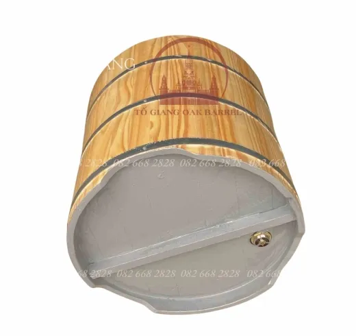 Bồn tắm tròn gỗ thông