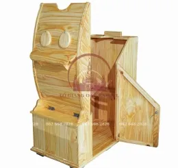 Thùng gỗ xông hơi toàn thân có thò tay