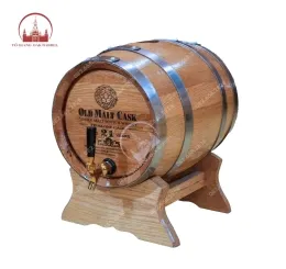 Thùng Rượu Gỗ Sồi 20 Lít