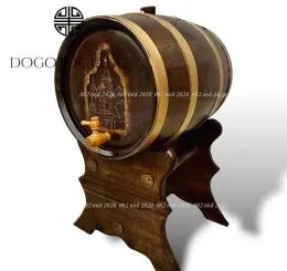thùng  rượu gỗ sồi giả cổ 20 lít