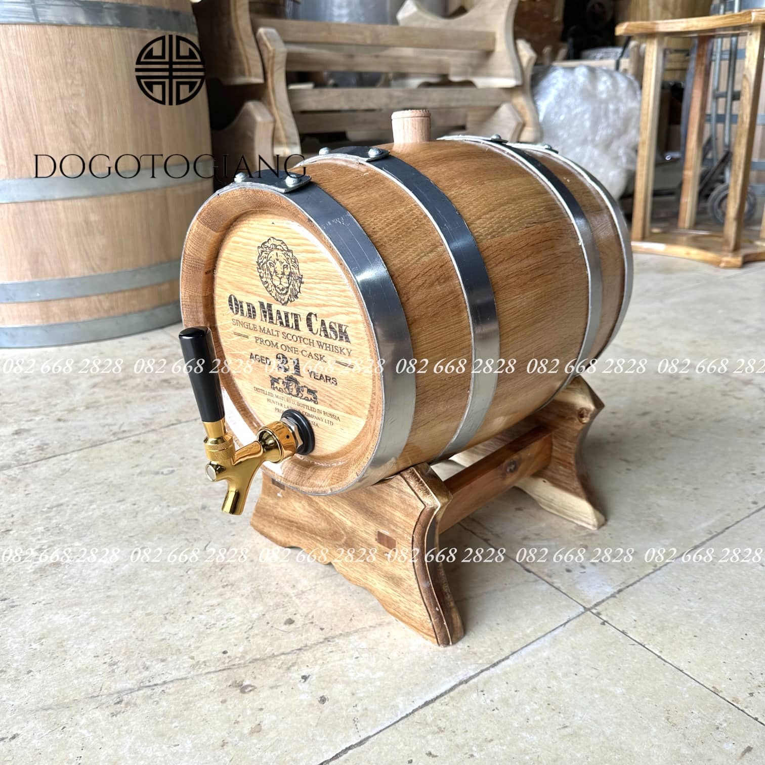 Bình ngâm rượu gỗ sồi 10 lít