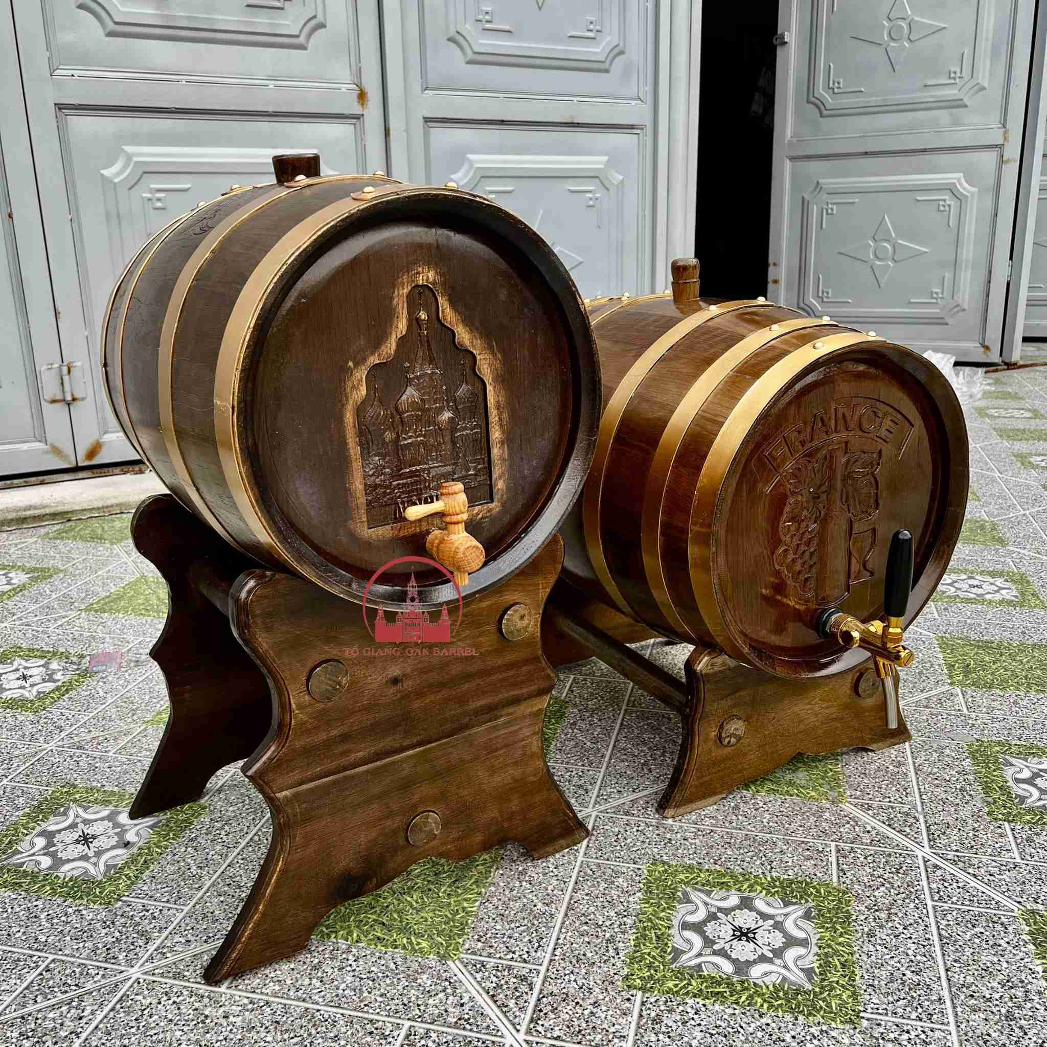 thùng ngâm rượu gỗ sồi