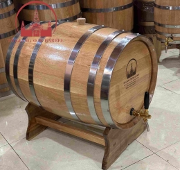 Thùng rượu gỗ sồi 100 lít 