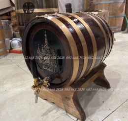 Báo giá Thùng Rượu Gỗ Sồi 5L, 10L. 20L, 30L, 50L, 100L, 200L, 300L, Gỗ Sồi Nga, Mỹ 