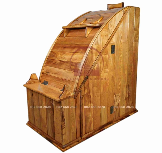 Thùng Gỗ Xông Hơi Toàn Thân Gỗ Pơ Mu