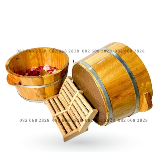 Chậu Ngâm Chân Gỗ Pơ Mu 