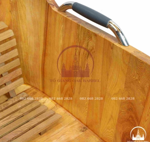 Bồn tắm gỗ pơ mu cao cấp