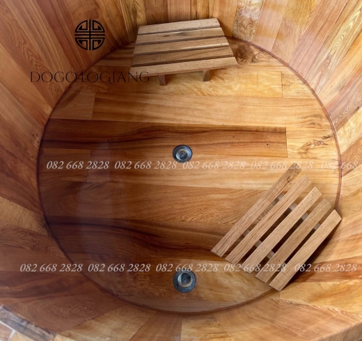 Bồn tắm gỗ pơ mu 2 người