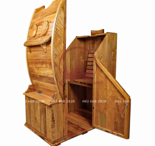 Thùng Gỗ Xông Hơi Toàn Thân Gỗ Pơ Mu